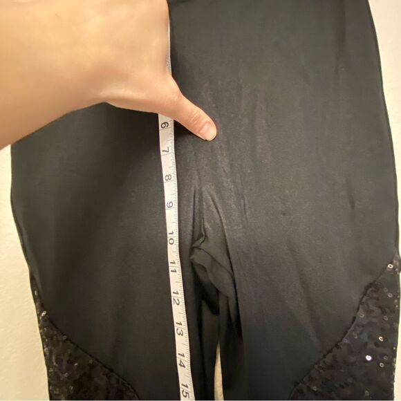 Weissman dance costume black sequin pants leggings Rock That Body 12426 XLC SA - Picture 5 of 11